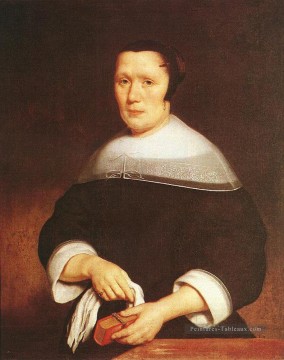  femme Tableau - Portrait d’une femme baroque Nicolaes Maes